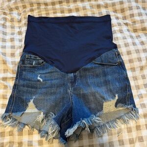 Pinkblush maternity jeans shorts